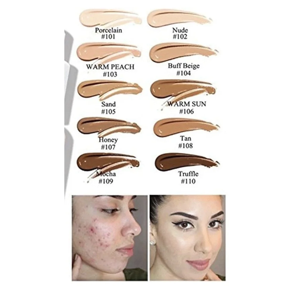 Phoera Sensitive Skin Serum Hydrating Foundation N01 Porcelain 30ml Medium Cover